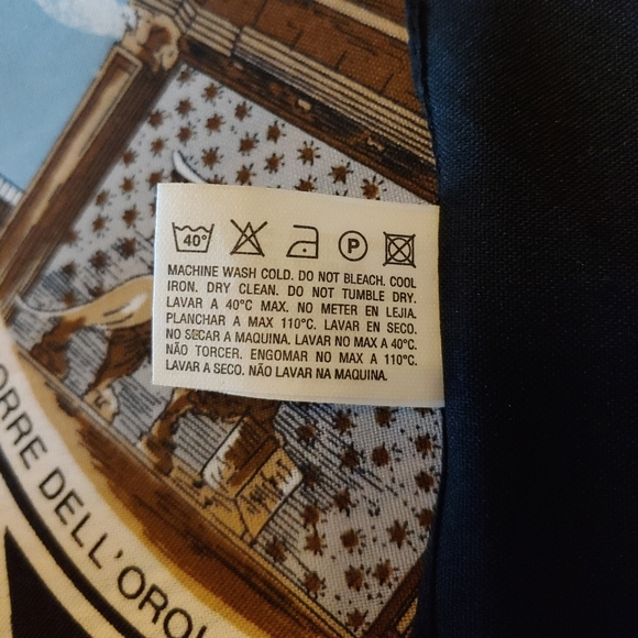 Vintage Souvenir Venzia Italy Scarf - Giubileo 2000, Travel Memento - Picture 10 of 10